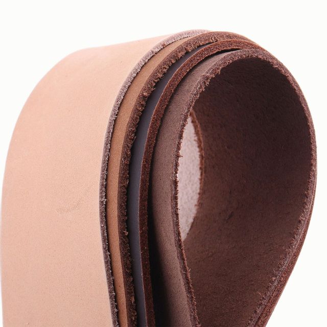 Genuine Natural Leather Purse Strap Brown Leather Italian Leather